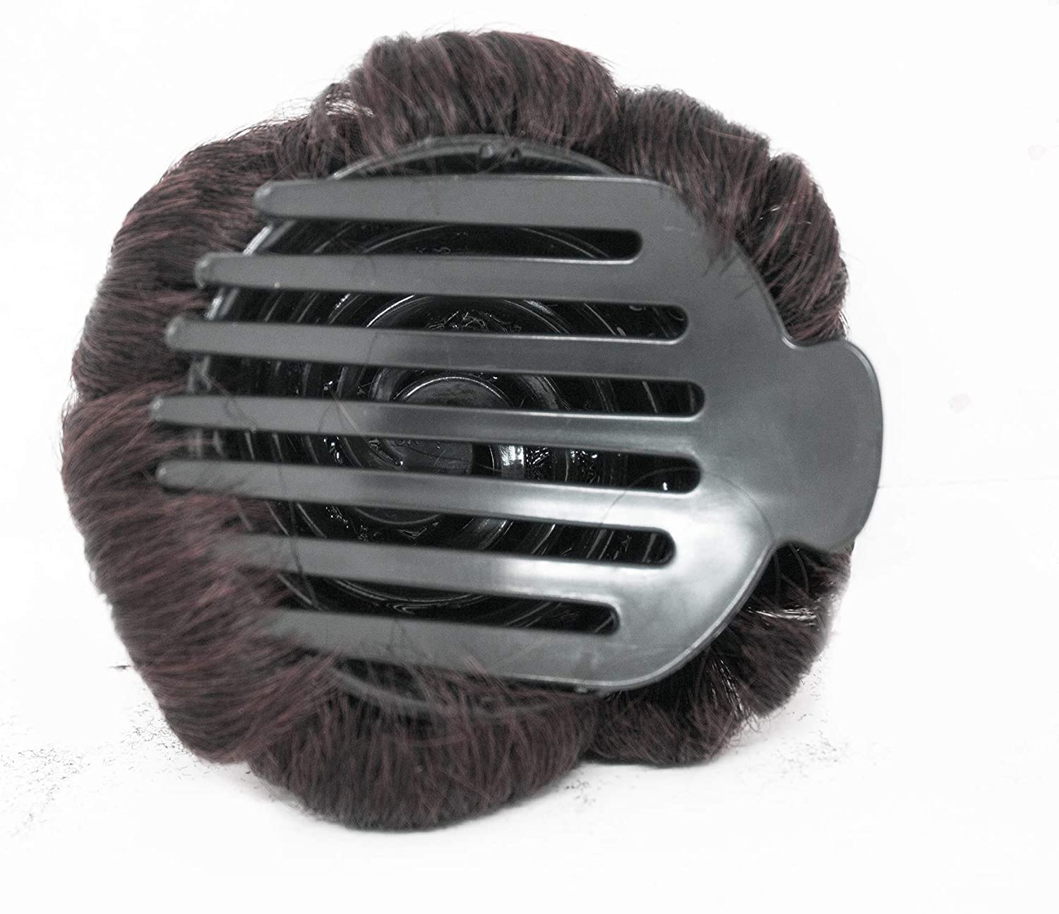 Messy Bun Hair Piece - Synthetic Fiber Hair Bun with Clutcher Design in Brown | Perfect for Quick Hairstyles, Cosplay, and Everyday Wear