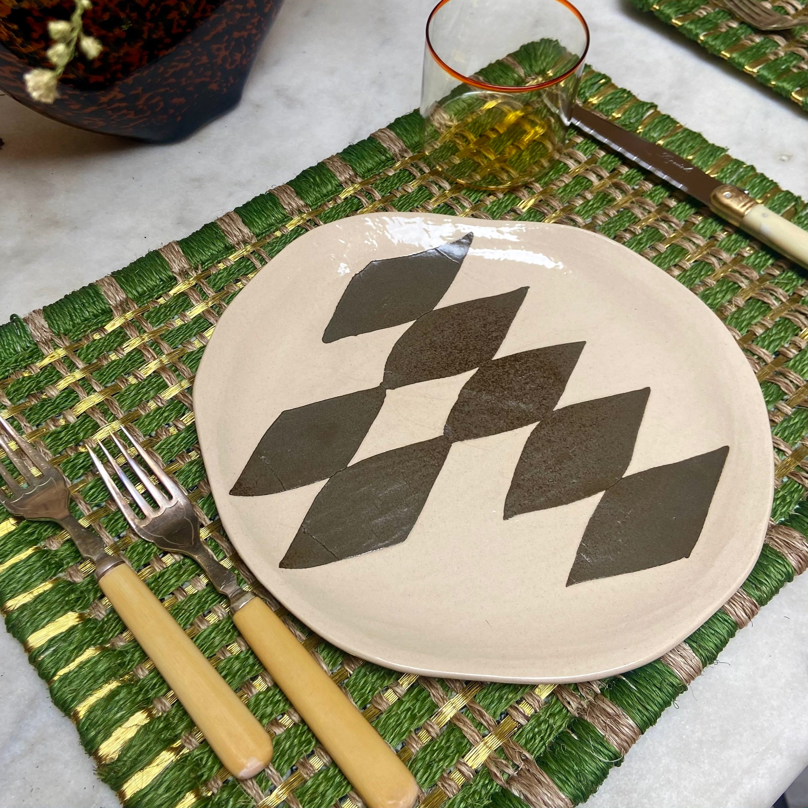 Faithful Placemats Set of 2 - Waterproof & Heat Resistant Table Mats for Dining, Kitchen, and Outdoor Use - Perfect for Home Decor and Entertaining