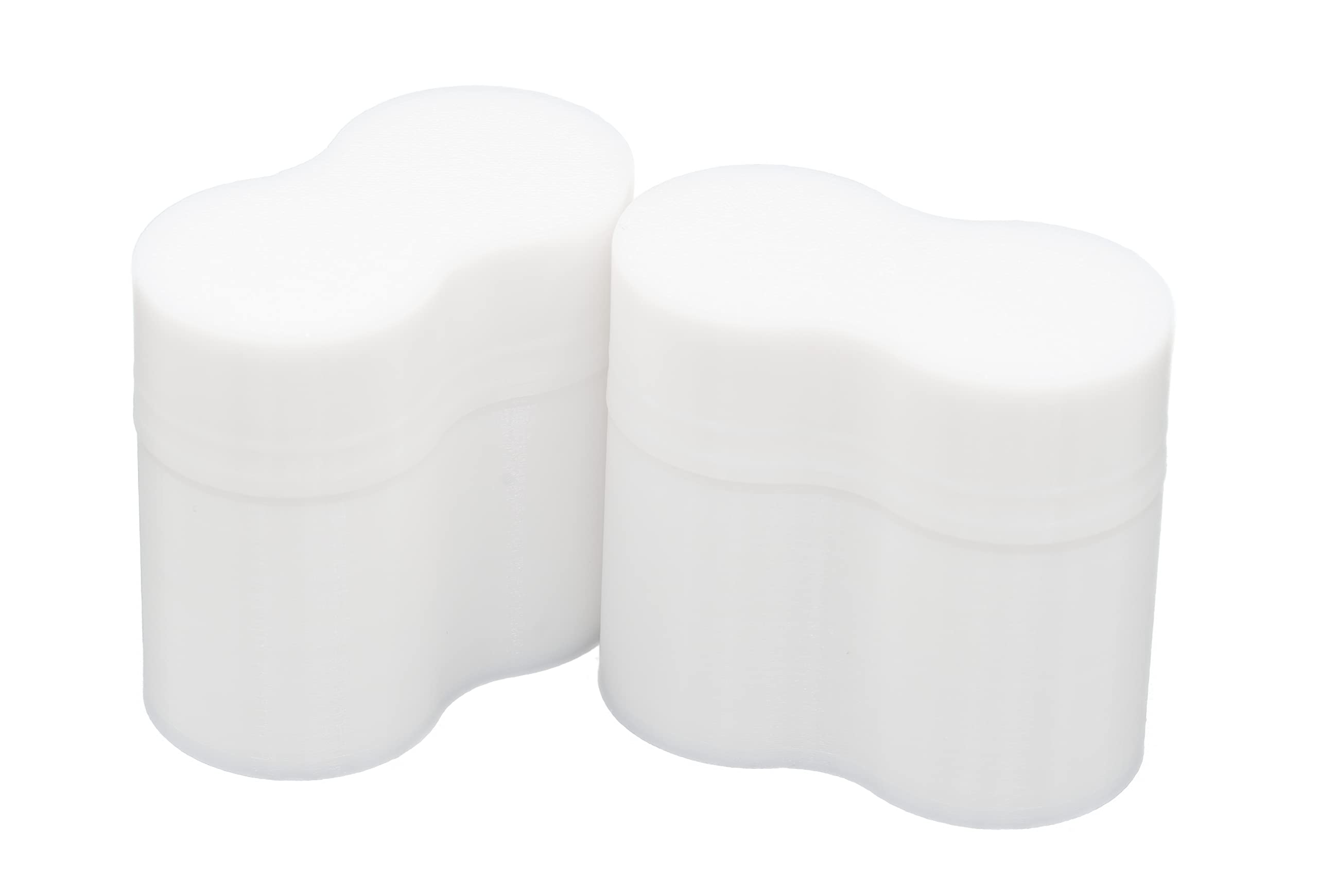 Premium Slimline CR123a Battery Case - Soft & Durable Material (2-Pack) - Holds 2 Batteries - Perfect for Travel, Camping & Emergency Kits