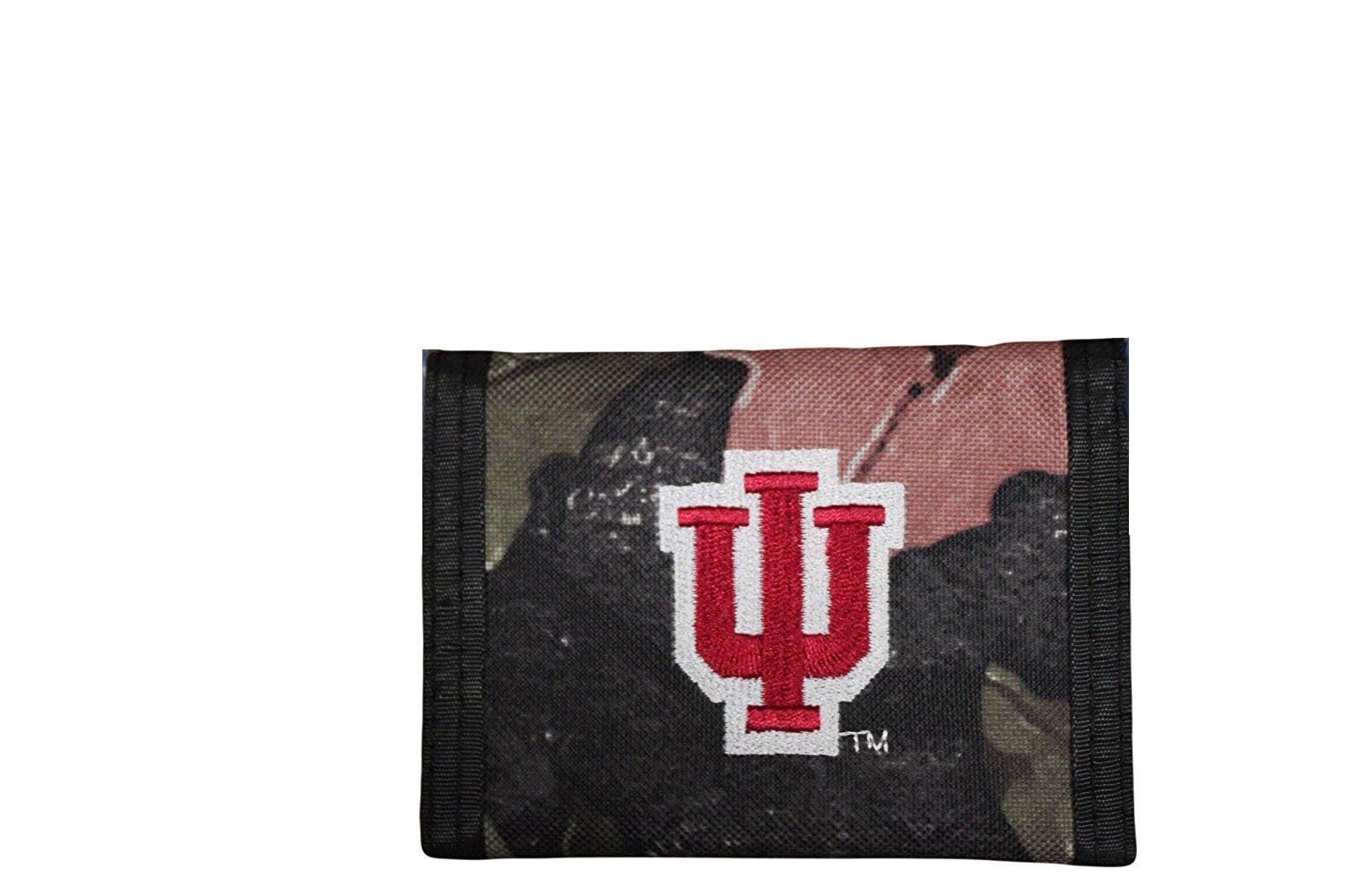 NCAA Indiana Hoosiers Camouflage Bi-Fold Wallet - Perfect for College Football Fans & Game Day Essentials