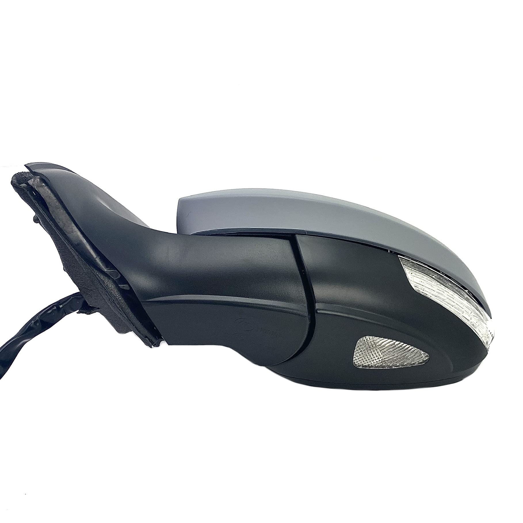 2009-2017 Volkswagen Tiguan Driver Side Mirror - Left Power Adjustable Heated Glass with Folding Memory, Puddle Lamp & Turn Signal | OEM Replacement | Perfect for Winter Driving & Night Visibility