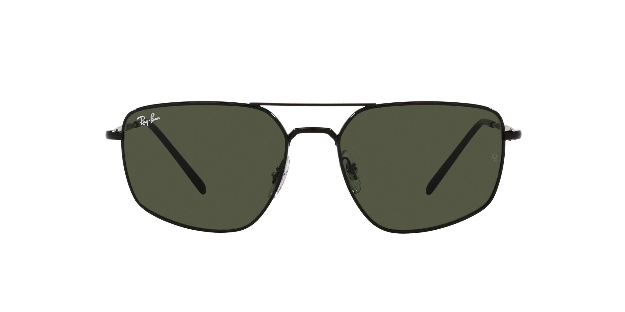 Ray-Ban RB3666 Classic Rectangular Sunglasses for Men & Women - UV Protection, Polarized Lenses - Perfect for Driving, Beach & Outdoor Activities