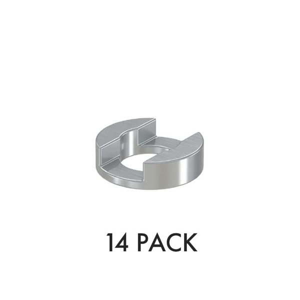 Stabilizing Washer Kit - 14 Pack | Heavy Duty Metal Washers for Machinery, Automotive & DIY Projects | Secure Fasteners, Reduce Vibration & Prevent Loosening