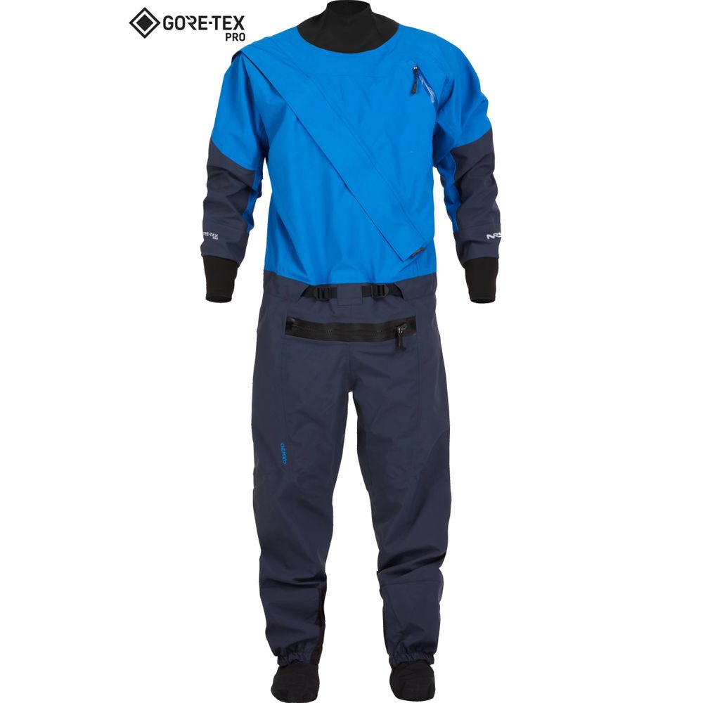 NRS Men's Nomad GORE-TEX Pro Semi Dry Suit - Waterproof Kayaking & Paddleboarding Gear for Cold Weather Adventures