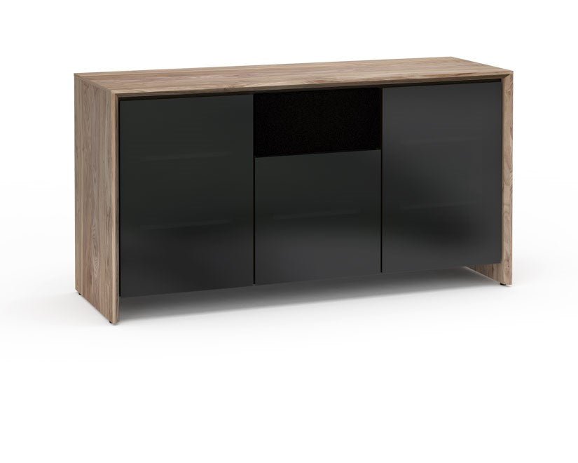 Salamander Designs Barcelona 336 Audio Cabinet - Premium TV Stand with Built-in Cable Management for Home Theater & Living Room Entertainment Systems