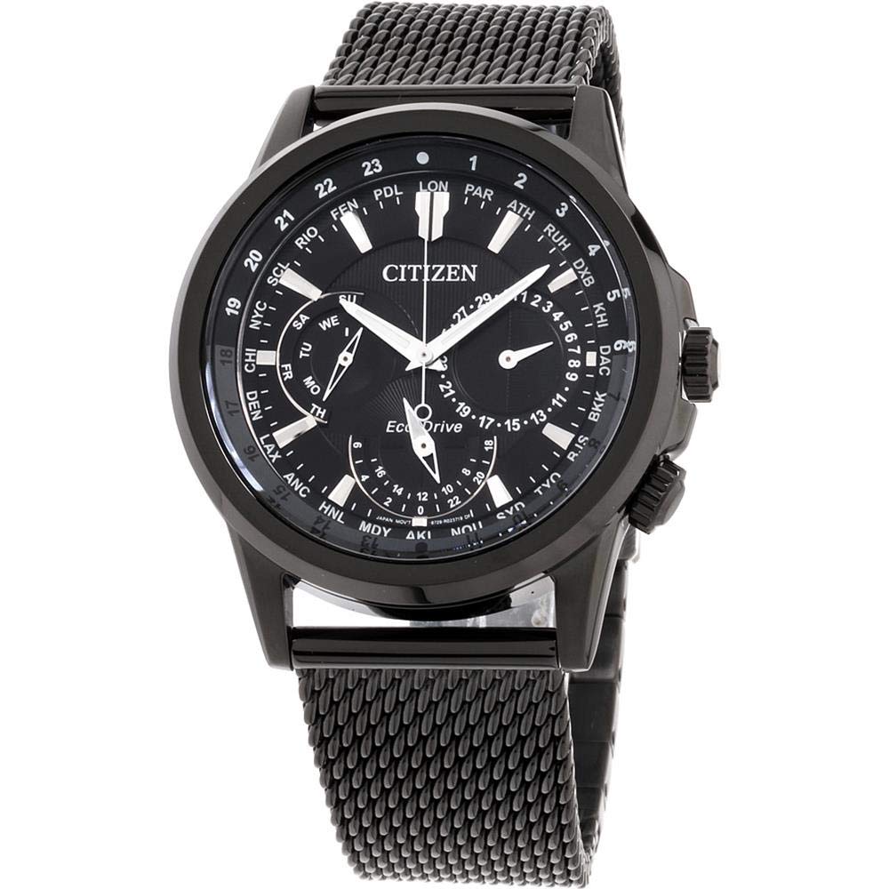 Citizen Eco-Drive Men's Watch with Calendar - Solar Powered Stainless Steel Dress Watch for Business, Office & Formal Occasions