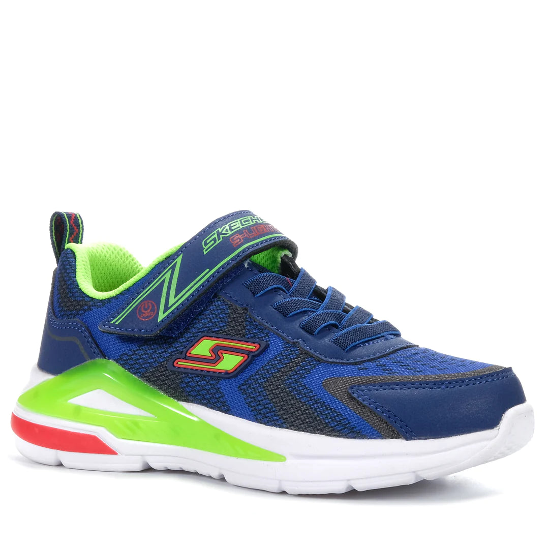 Skechers Tri Namics Kids Sneakers - Navy & Lime Lightweight Running Shoes for Boys & Girls - Perfect for School, Play & Sports Activities