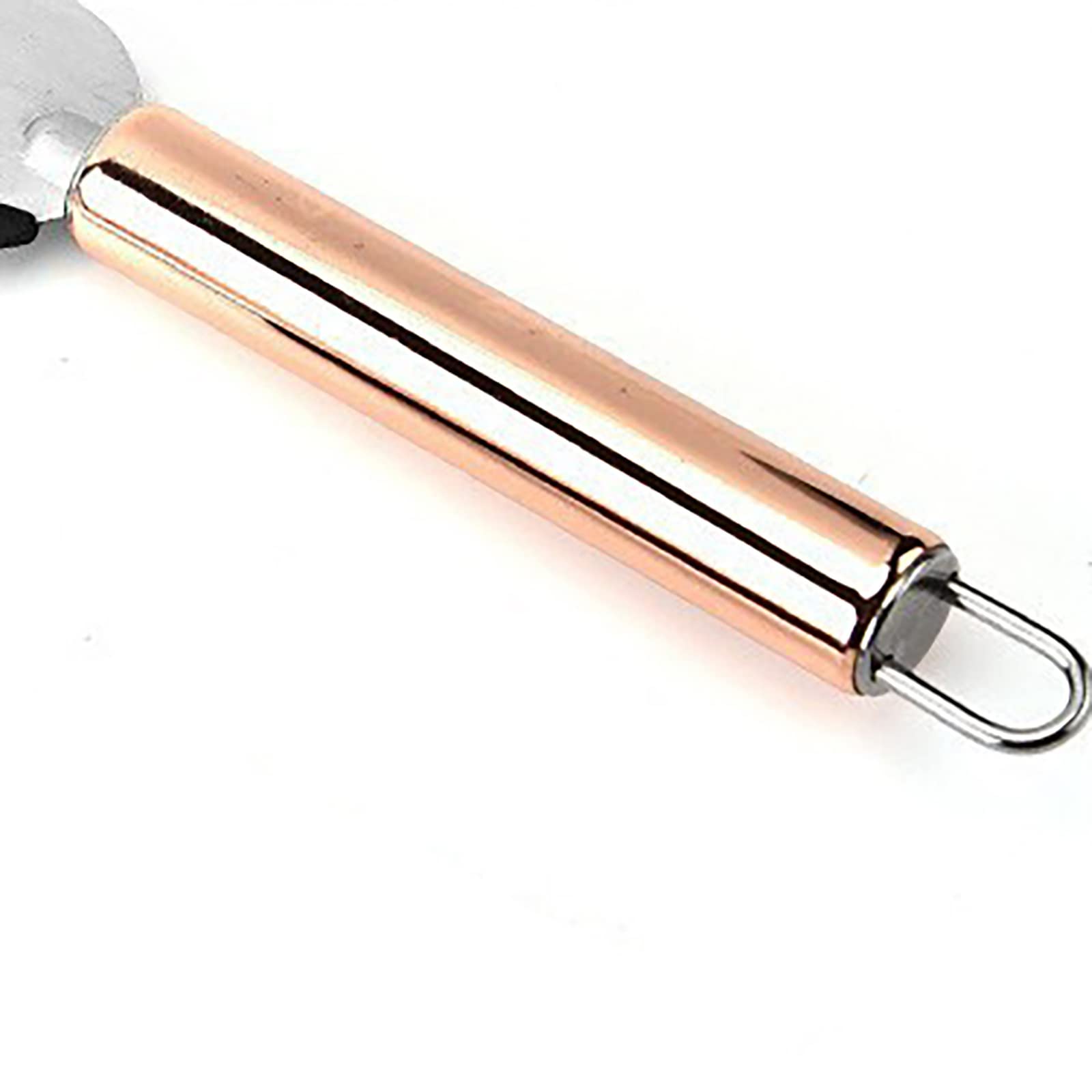 Heat-Resistant Slotted Spatula - Stainless Steel Kitchen Spatula with Silicone Head, Soft Slotted Edge - Perfect for Flipping Pancakes, Burgers & Eggs - Ideal for Non-Stick Pans & Grilling
