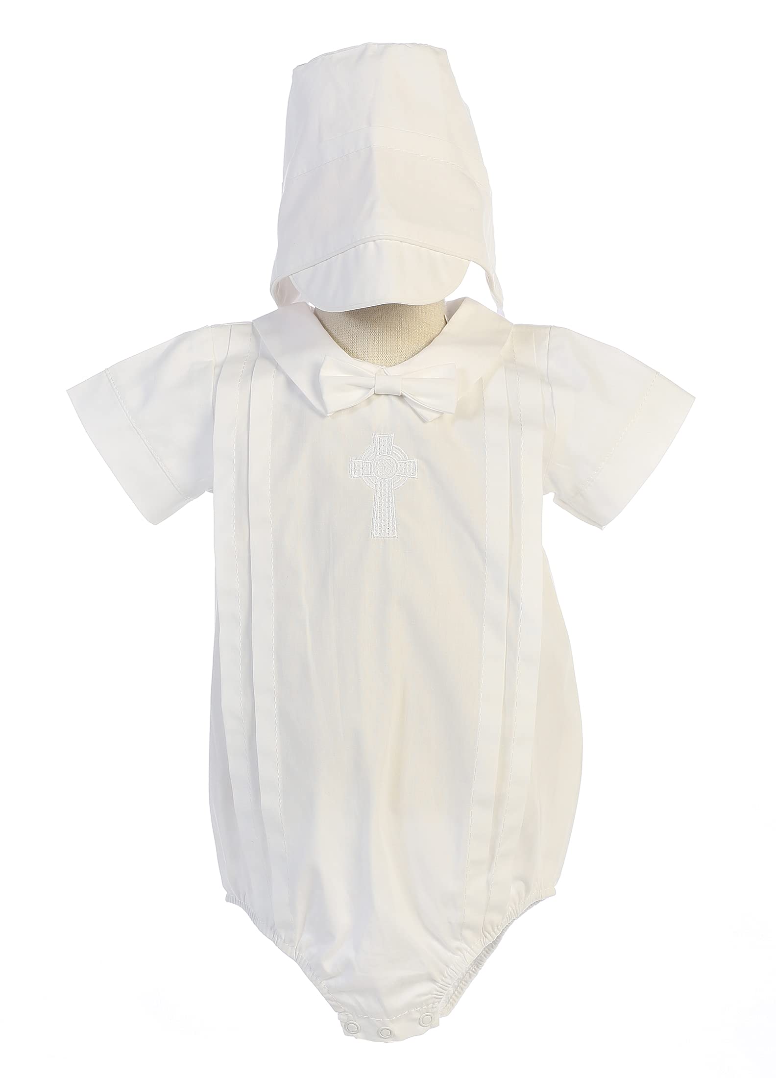 Baby Boy Baptism Outfits - Christening Cotton Onesie Set for Infants | Perfect for Church Ceremonies, Christenings & Special Occasions