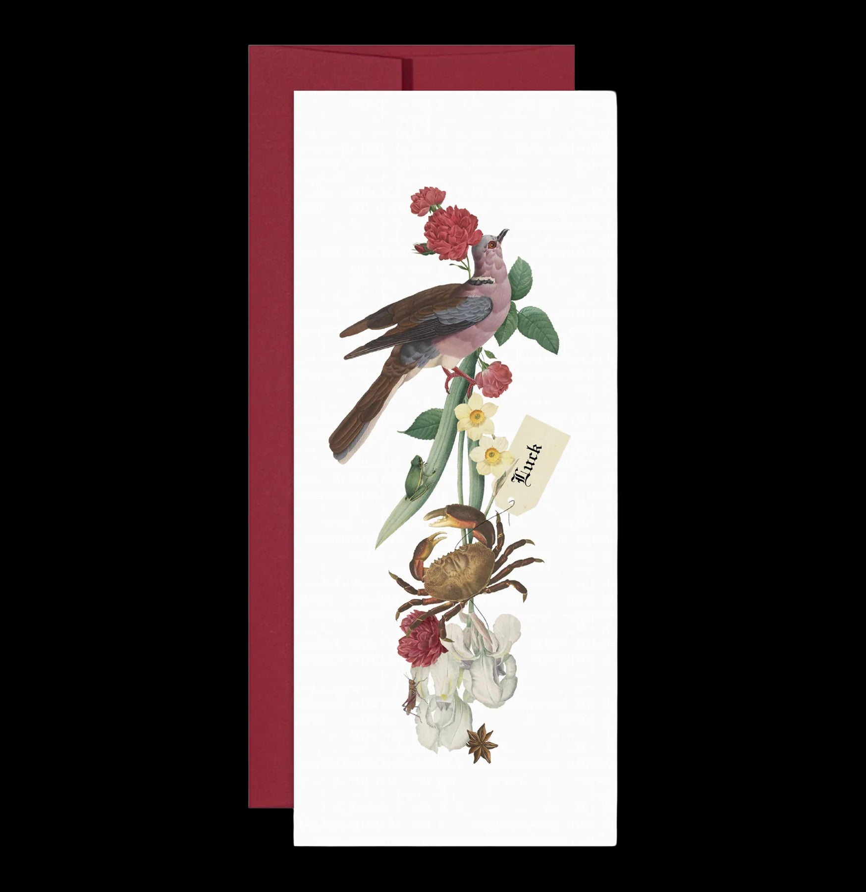 Good Luck Talisman Greeting Card - Elegant Blessing Card for Birthday, Graduation & New Beginnings - Perfect for Wishes, Celebrations & Special Occasions