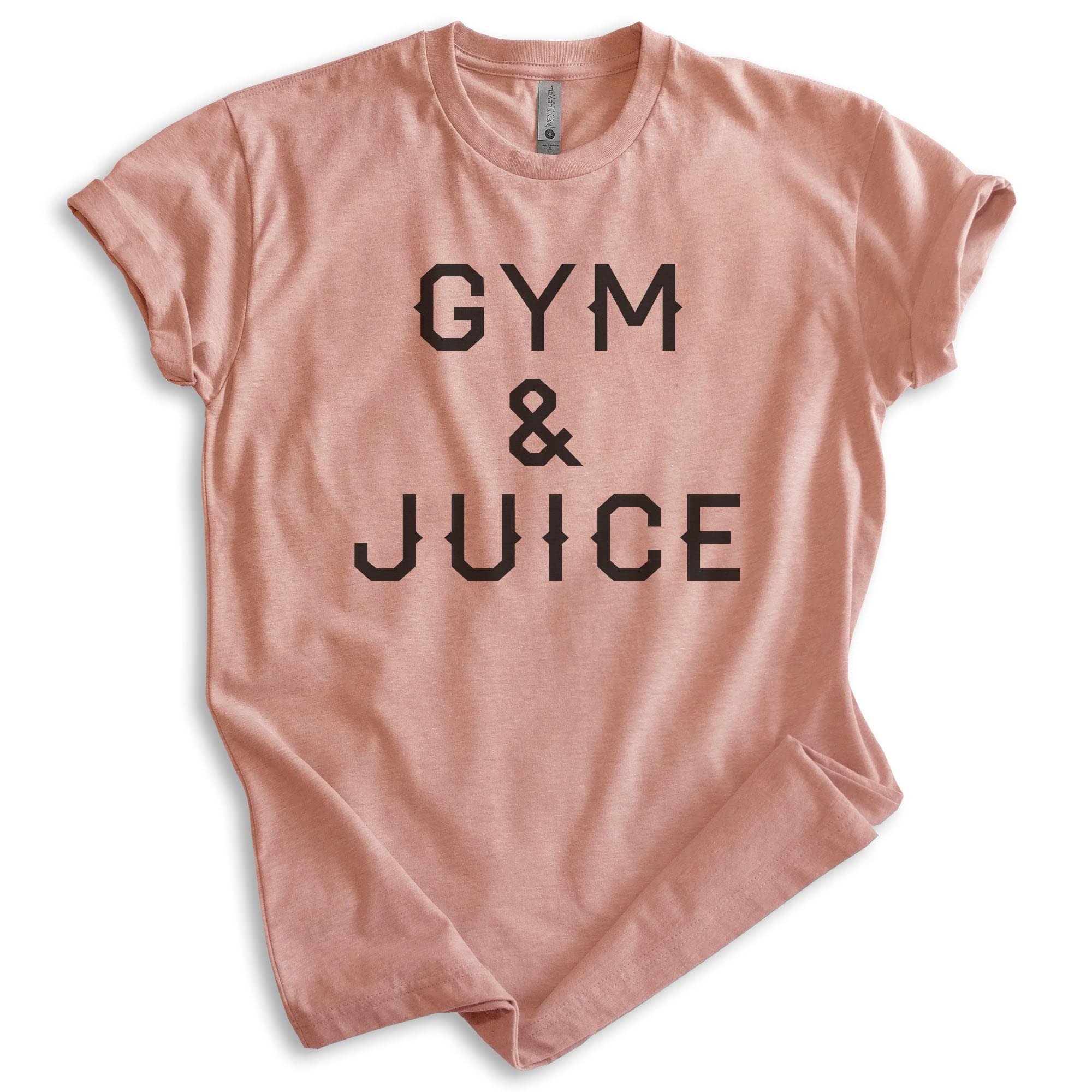 Unisex Gym & Juice Shirt - Workout & Exercise T-Shirt for Men & Women - Perfect for Gym, Running, Yoga & Fitness Training