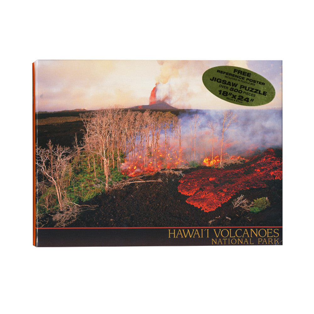 Kīpuka Puʻuʻōʻō Volcano Jigsaw Puzzle - 1000 Piece Educational Puzzle of Hawaiian Lava Landscapes | Perfect for Adults, Home Decor & Geography Enthusiasts