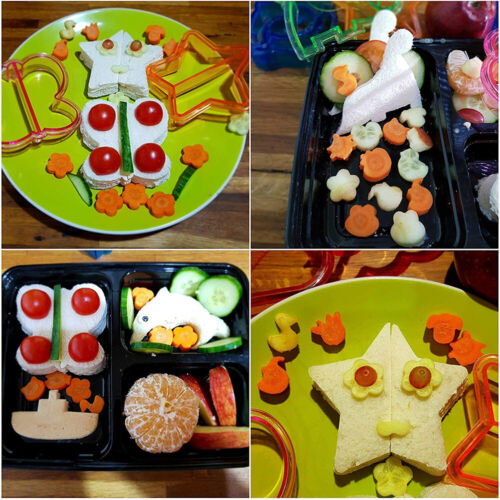 16-Piece Sandwich Cutter Set for Kids - Fun DIY Toast & Bread Molds - Creative Food Shapers for School Lunches & Party Snacks - Perfect Christmas Gift for Children