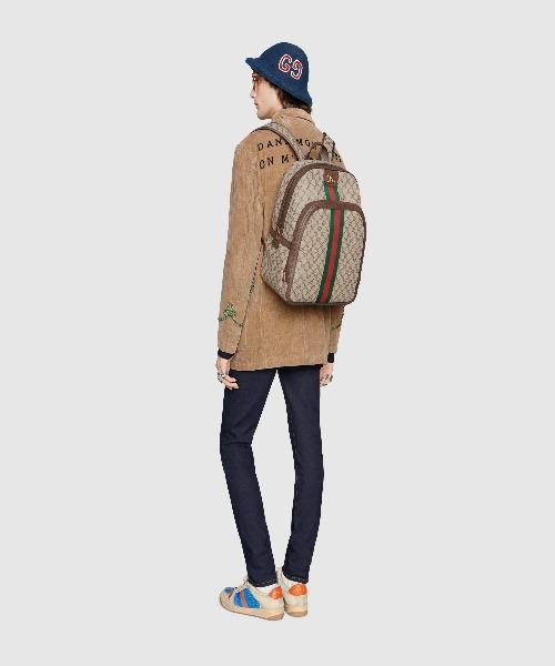 Gucci Ophidia GG Medium Backpack in Beige & Black | Luxury Designer Backpack for Women | Perfect for Work, Travel & Everyday Use