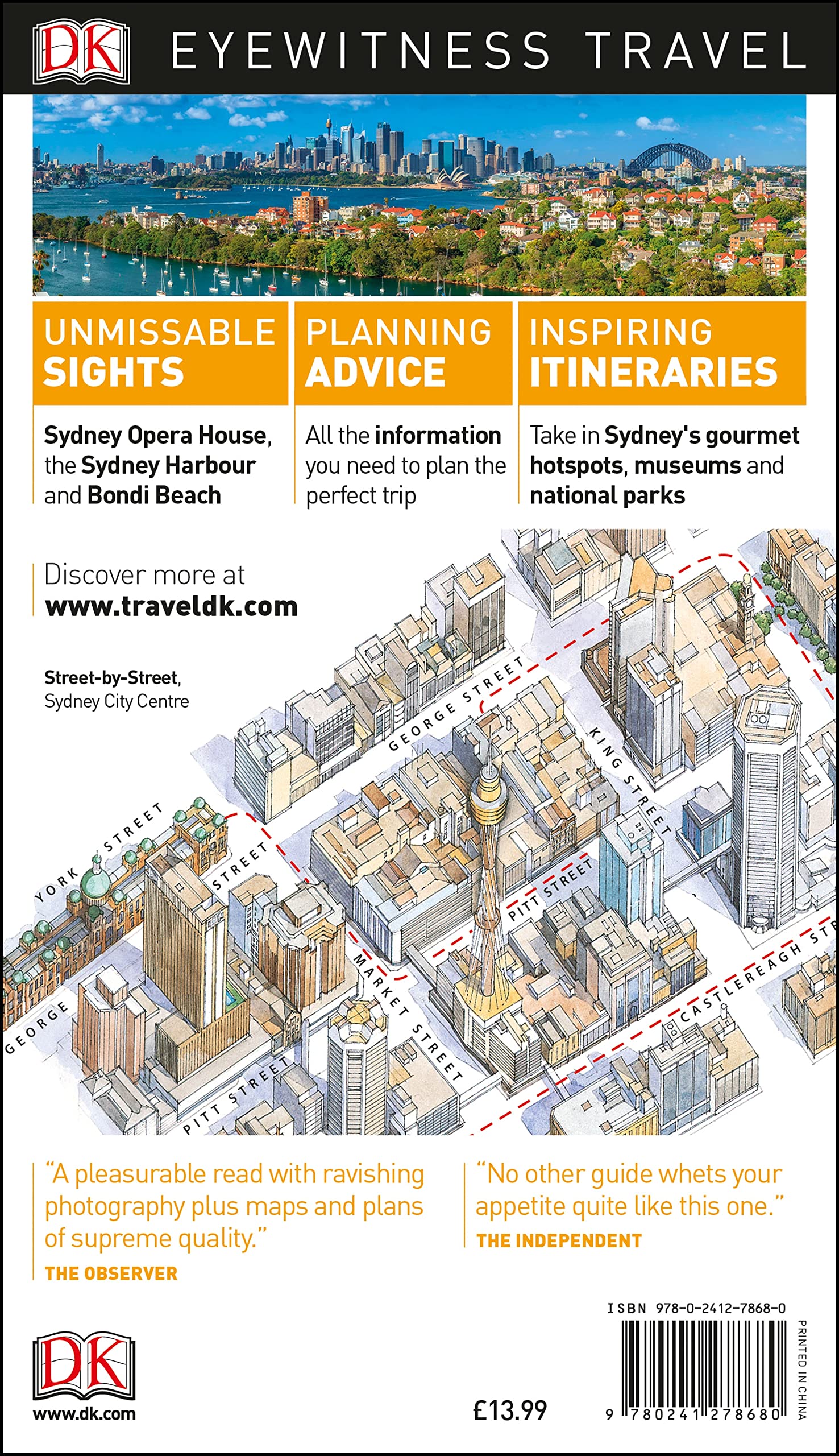 DK Sydney Travel Guide Book - Explore Top Attractions, Maps & Insider Tips for Your Perfect Trip | Best for Tourists, Backpackers & Adventure Seekers
