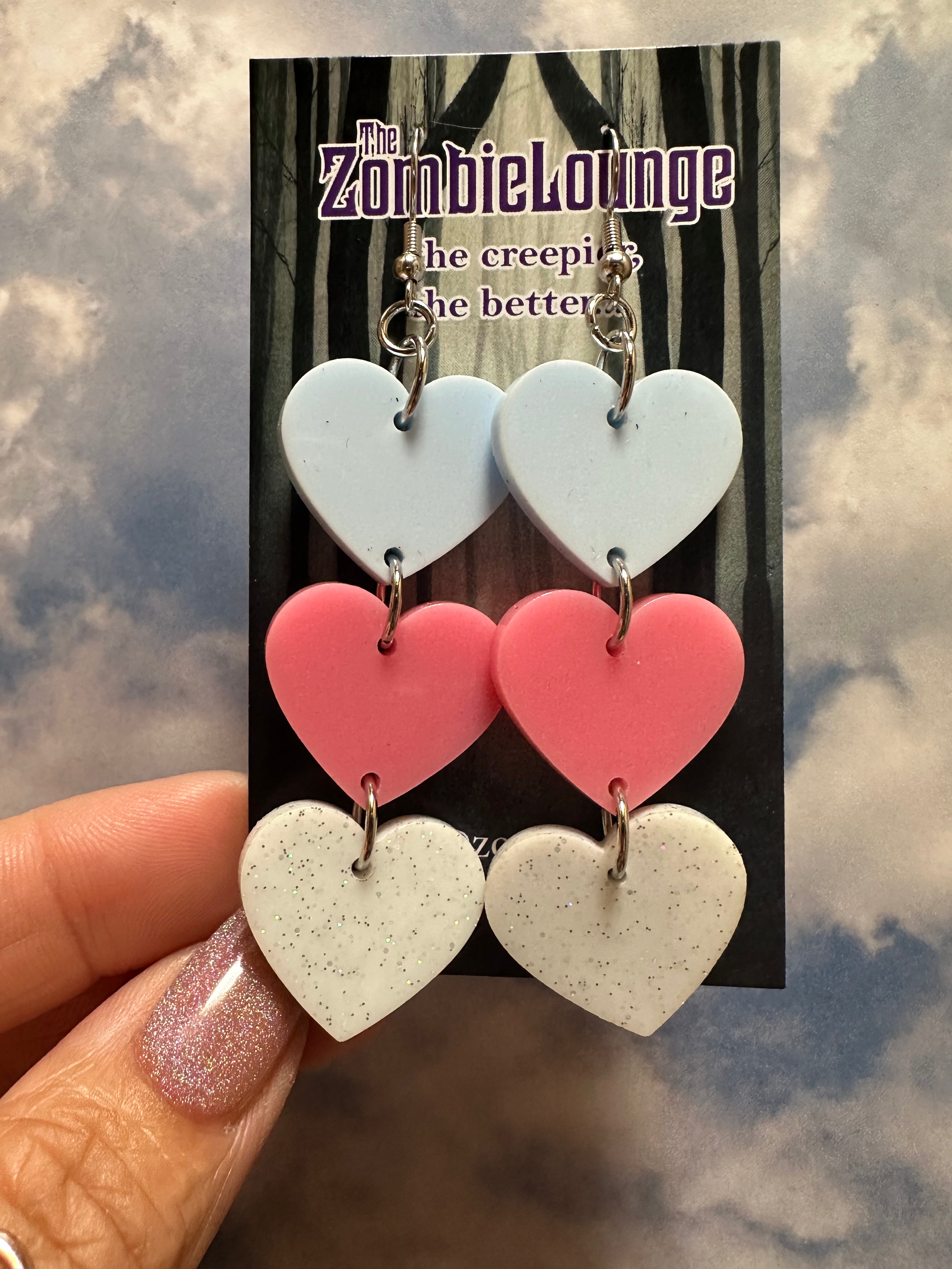 Rainbow Heart Stud Earrings for Women - Dainty Cute Colorful Heart-Shaped Jewelry - Perfect for Valentine's Day, Birthday Gifts & Everyday Wear