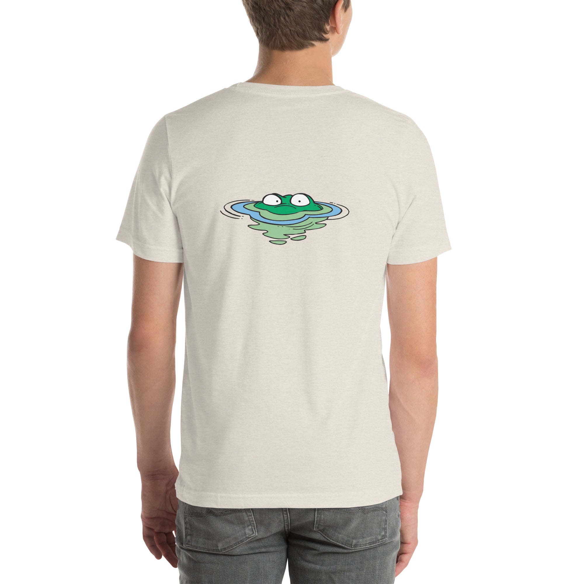 Frog Head in Water Unisex T-Shirt | Bart's Water Sports | Fun Graphic Tee for Swimming, Fishing & Outdoor Activities