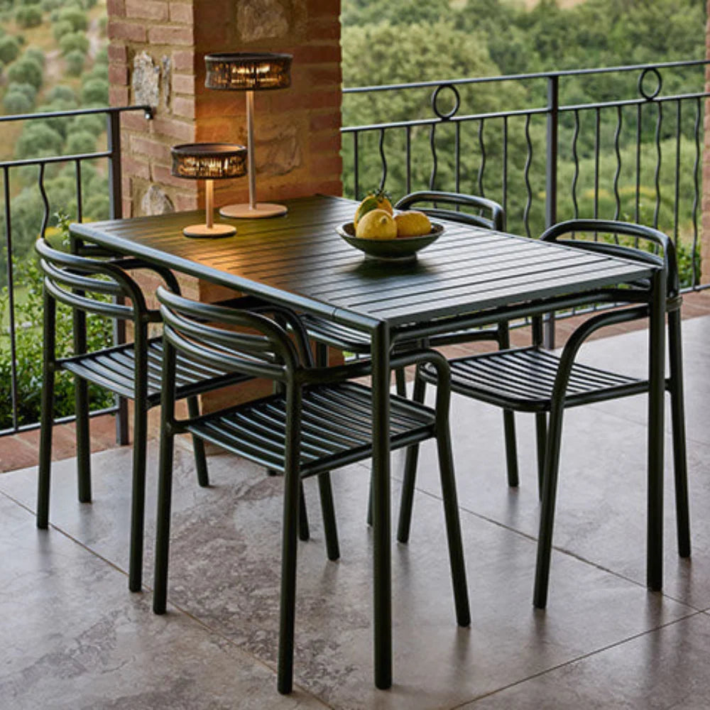 Bliss Outdoor Rectangular Dining Table - Weather-Resistant Patio Furniture for Backyard, Garden & Poolside Dining | Perfect for Outdoor Entertaining & Family Gatherings