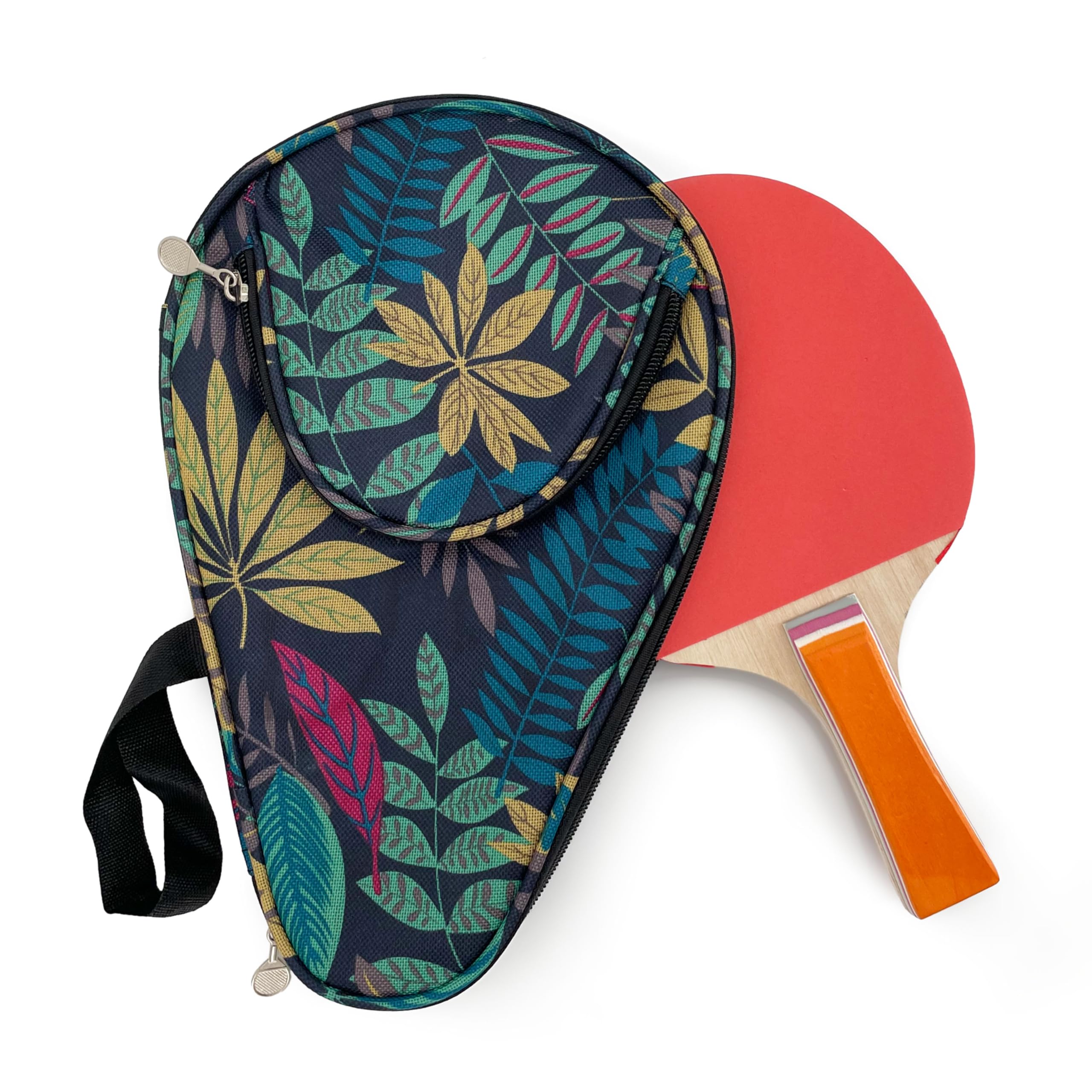TaktZeit Colorful Table Tennis Racket Cover - Premium Ping Pong Paddle Bag for Storage & Protection | Perfect for Tournaments, Practice & Travel