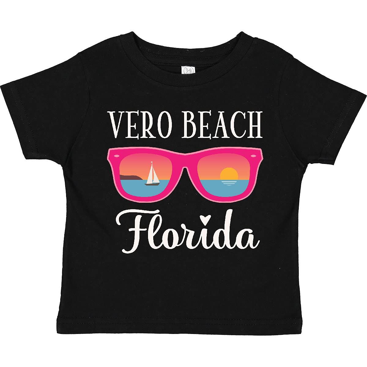 Inktastic Vero Beach Florida Vacation Trip Toddler T-Shirt - Cute Travel Shirt for Kids, Boys & Girls - Perfect Florida Beach Vacation Souvenir & Family Trip Gift