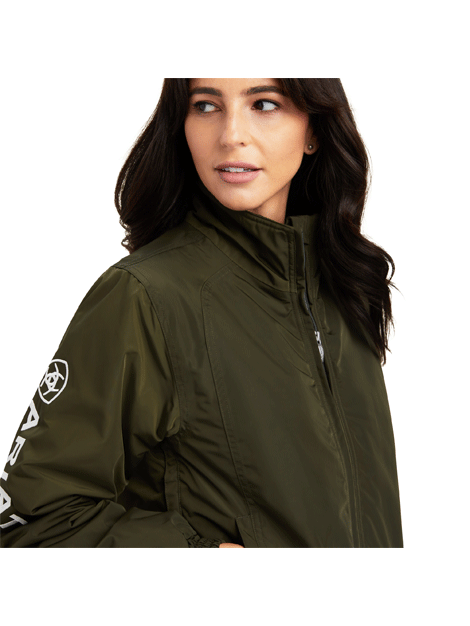 Ariat Stable Jacket for Women - Waterproof Equestrian Riding Coat in Forest Mist - Perfect for Horseback Riding, Barn Work & Outdoor Activities
