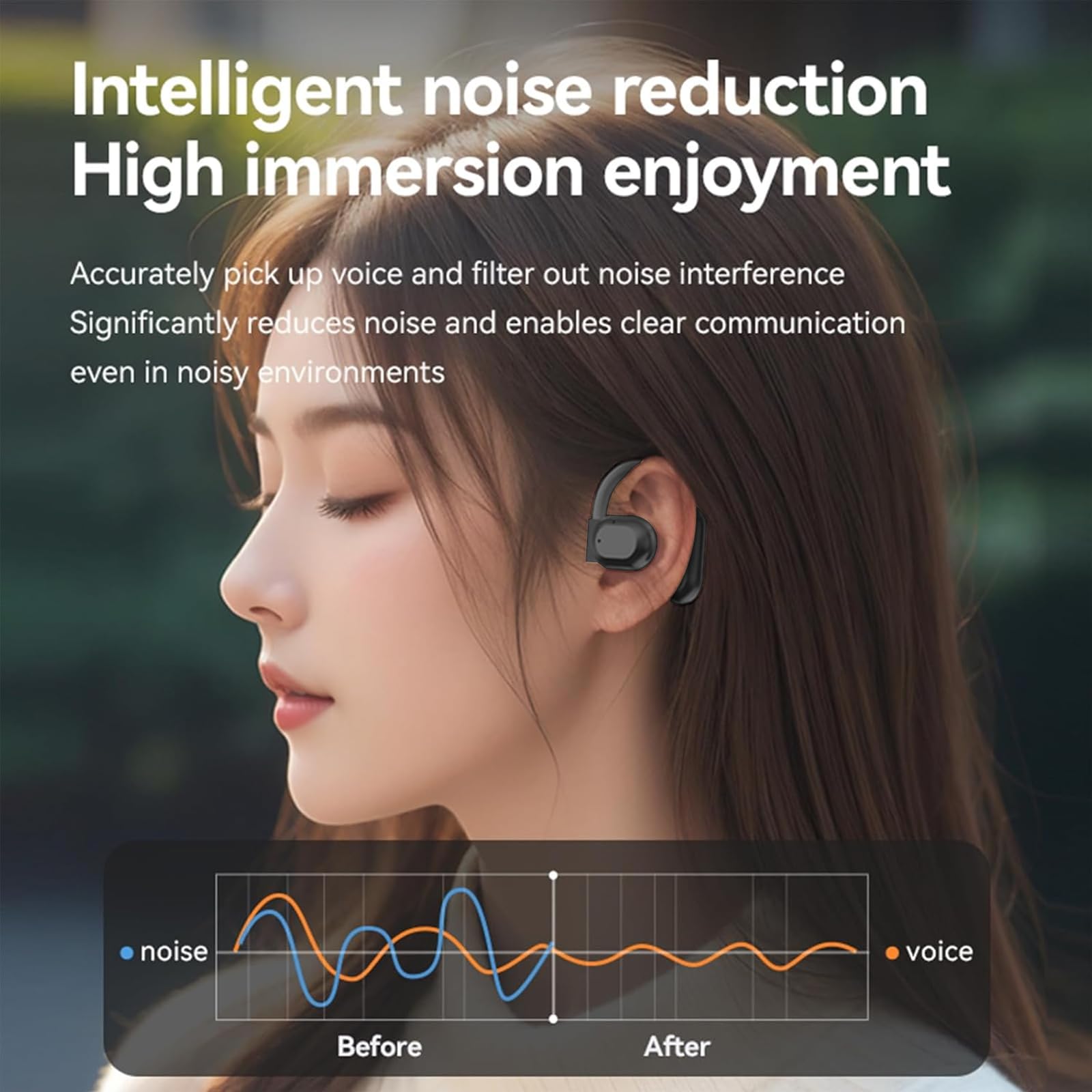 144 Language AI Translator Earbuds - Wireless Bluetooth 3-in-1 Headphones with Real-Time Translation for iOS & Android | Perfect for Travel, Business Meetings & Language Learning