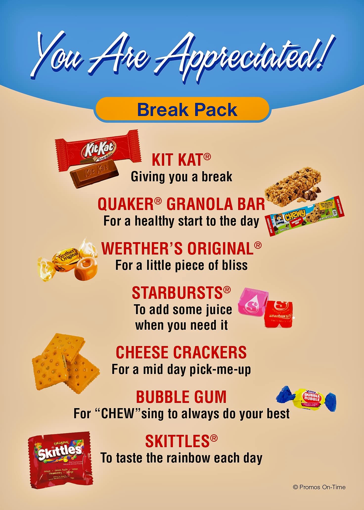 Employee & Staff Break Pack (50 per Box) 5
