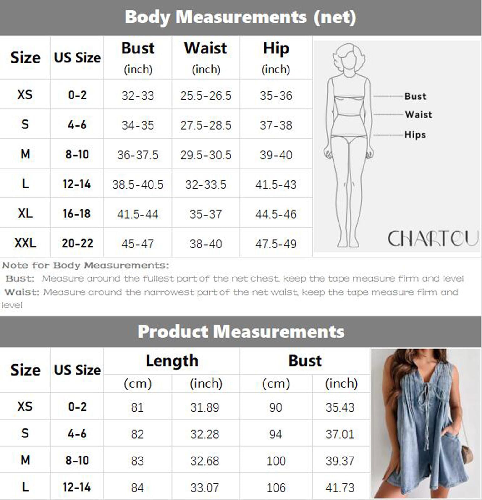 CHARTOU Women's Summer Denim Overalls Shorts Romper - Sleeveless Jean Jumpsuit with Pockets & Flowy Ruffle Design | Casual Outfit for Beach, Picnic & Summer Vacation