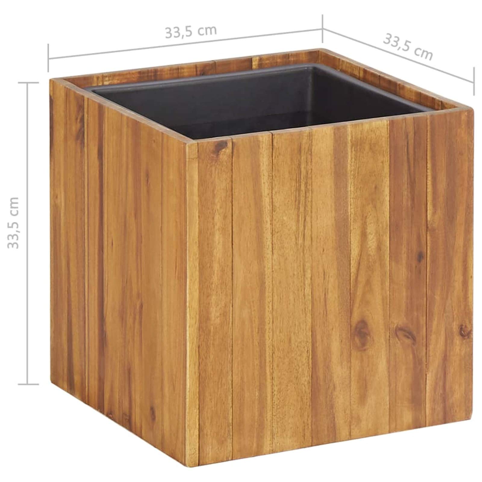Galvanized Metal Raised Garden Bed Planter Box 13.2