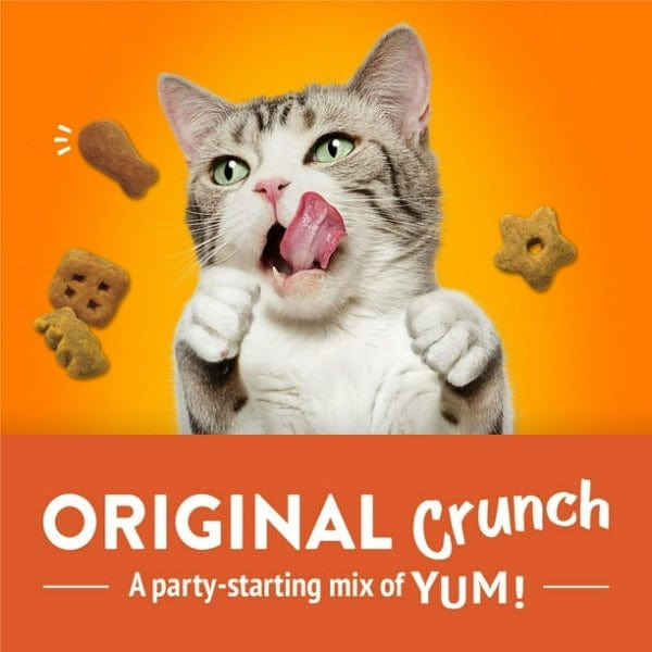 Friskies Party Mix Original Crunch Cat Treats - Delicious Crunchy Snacks for Cats - Perfect for Training, Rewards & Playtime