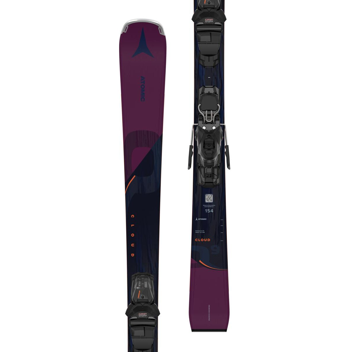 Atomic 2024 CLOUD Q9 Skis with M 10 GW Bindings - All-Mountain Performance for Powder, Groomers & Park Riding