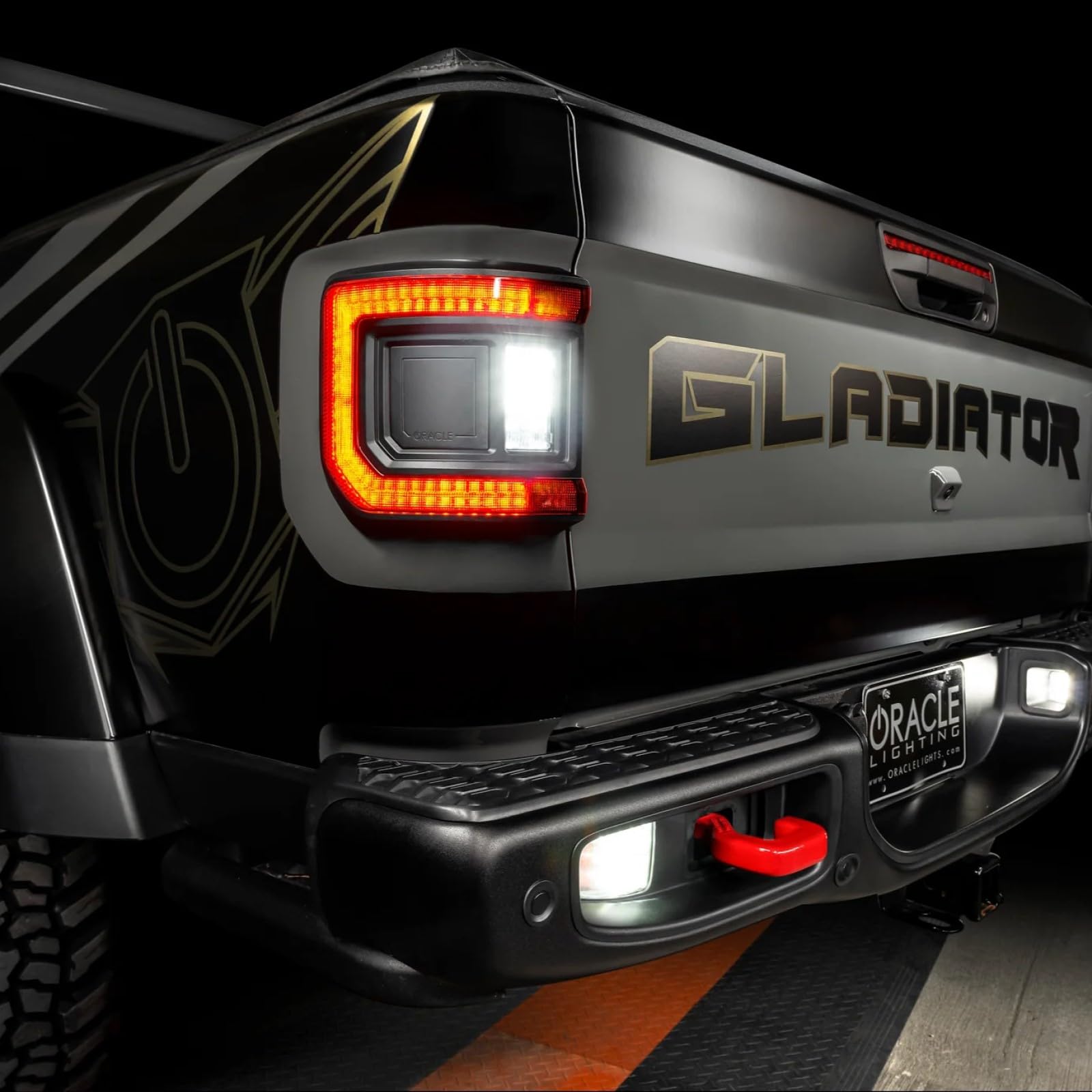 ORACLE Lighting 5878-504 LED Reverse Lights for 2020-2024 Jeep Gladiator JT - 1500+ Lumens, Direct Replacement Bumper Lights - Perfect for Night Driving, Off-Roading & Enhanced Back-Up Safety