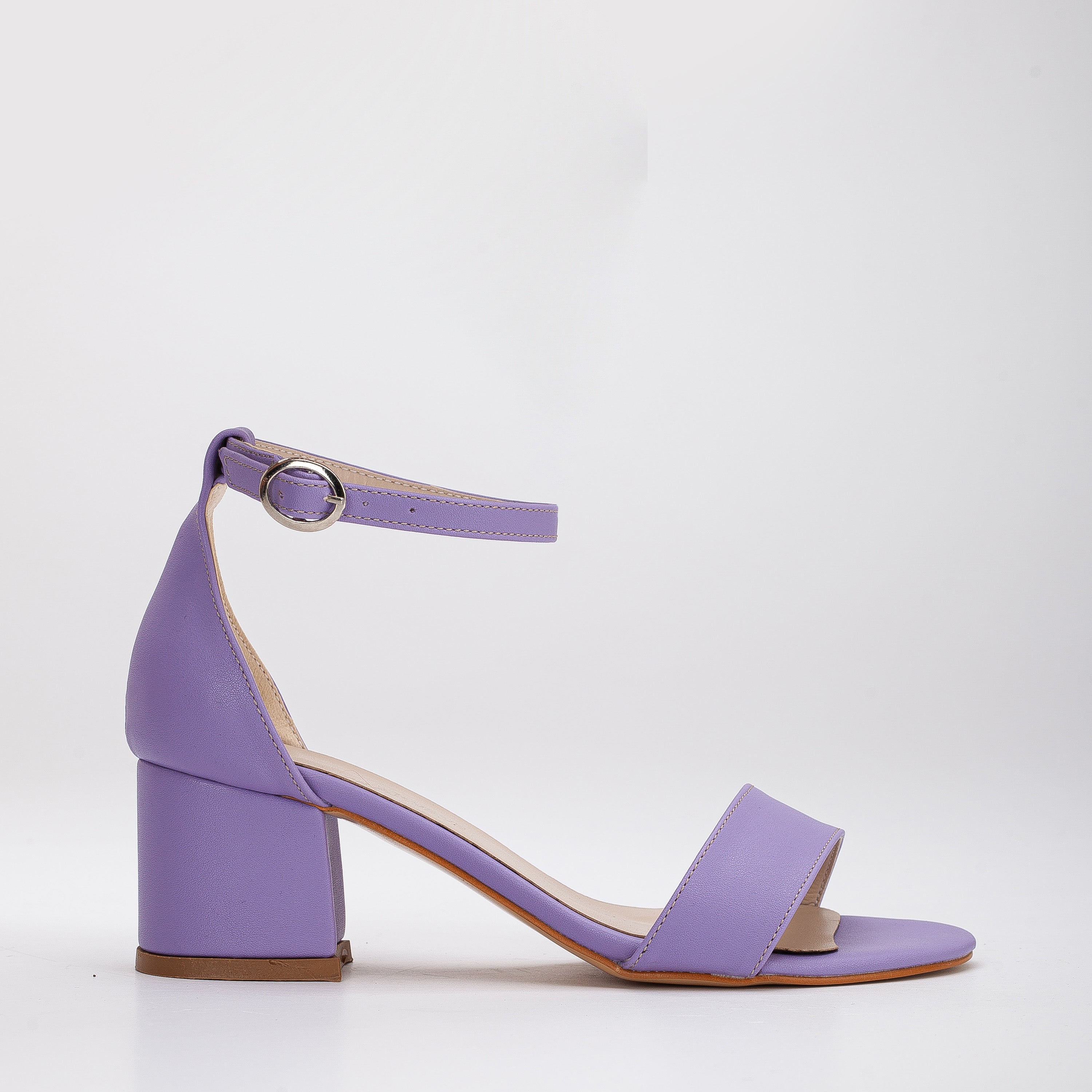 Ella Lavender Low Heels - Comfortable Women's Casual Shoes for Walking, Work & Everyday Wear | Elegant Flats for Spring & Summer Outfits