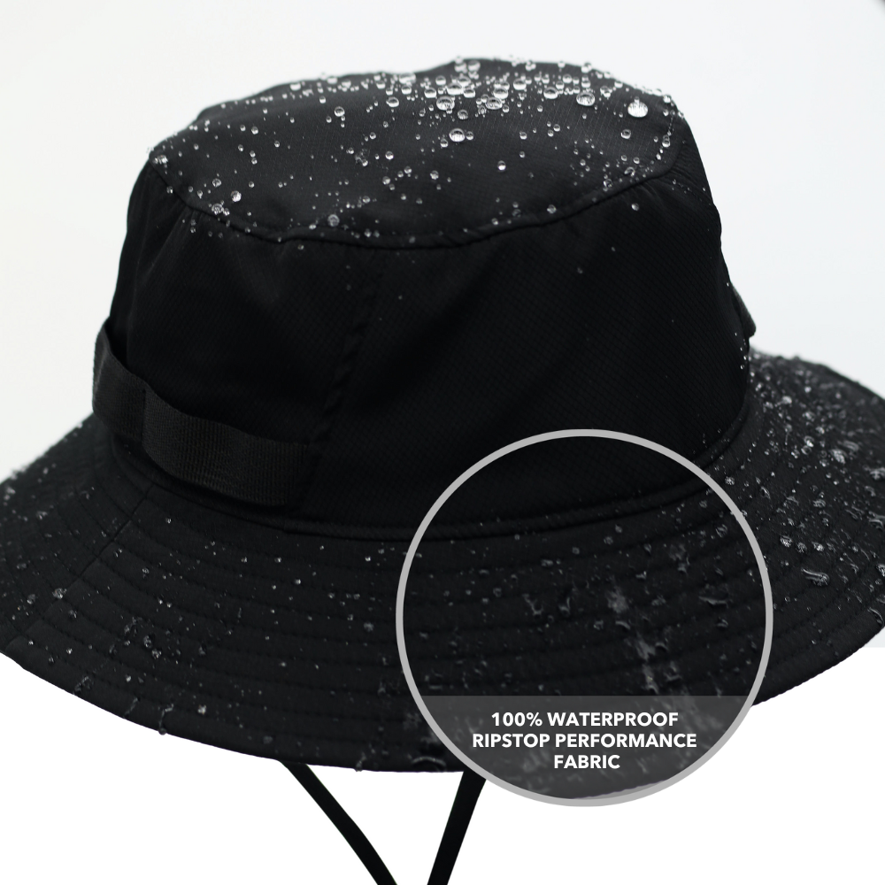 Waterproof Boonie Bucket Hat with Satin Lining - UPF 50+ Sun Protection for Outdoor Activities, Hiking, Fishing & Beach
