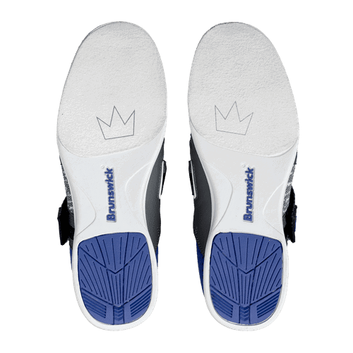 Brunswick Women's Versa Grey Purple Bowling Shoes - Lightweight & Comfortable for League Play & Casual Bowling