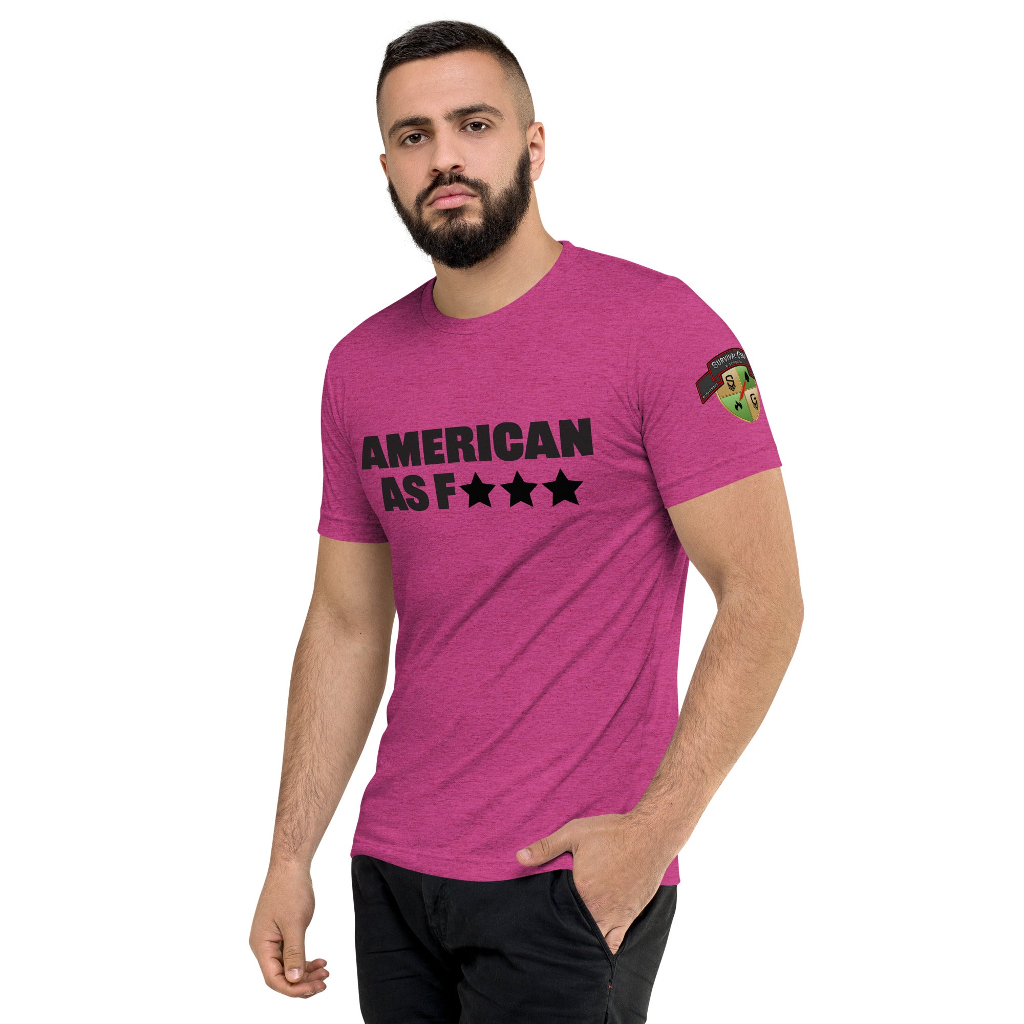 American AF Short Sleeve T-Shirt for Men & Women - Comfortable Cotton Casual Tee - Perfect for Streetwear, Gym, and Everyday Outfits
