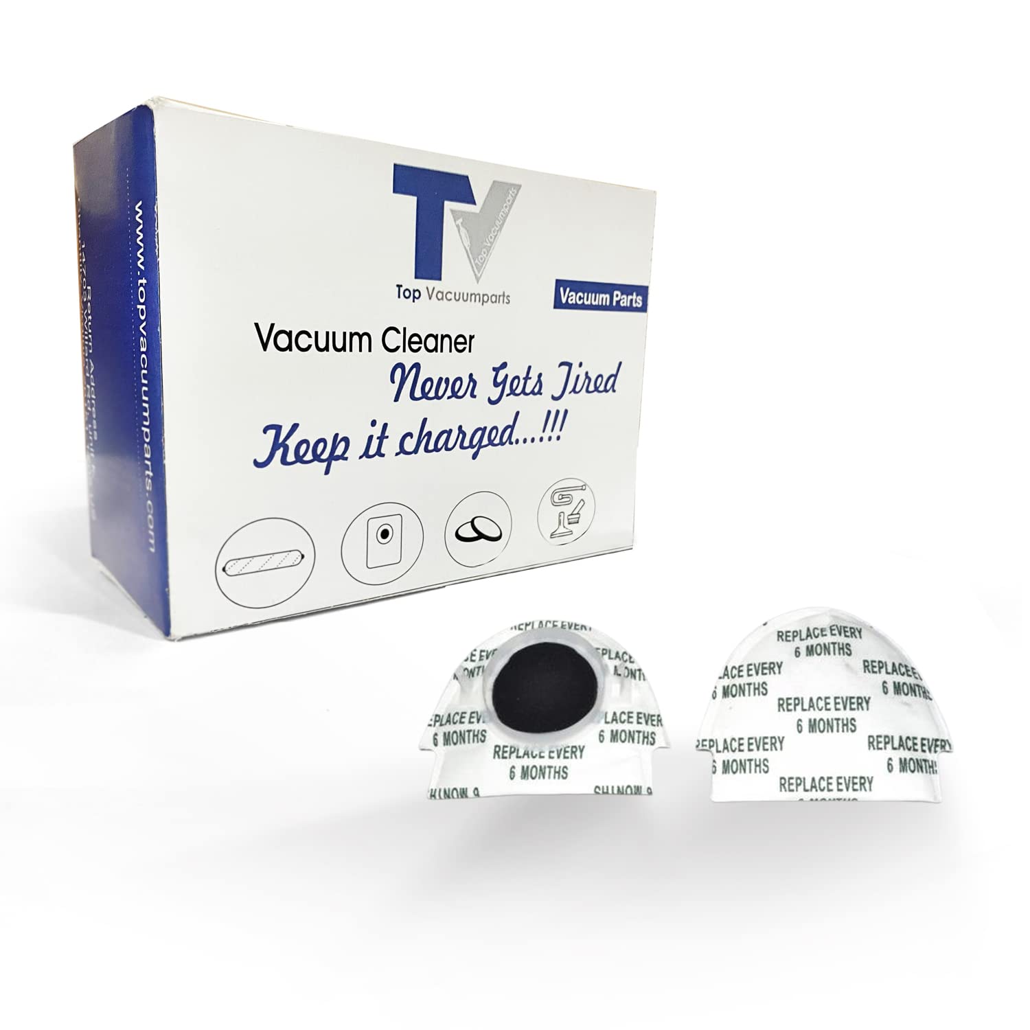 Tristar Vacuum Cleaner Micron Filter 2PK - Replacement Part for Compact Models - Ideal for Home Cleaning