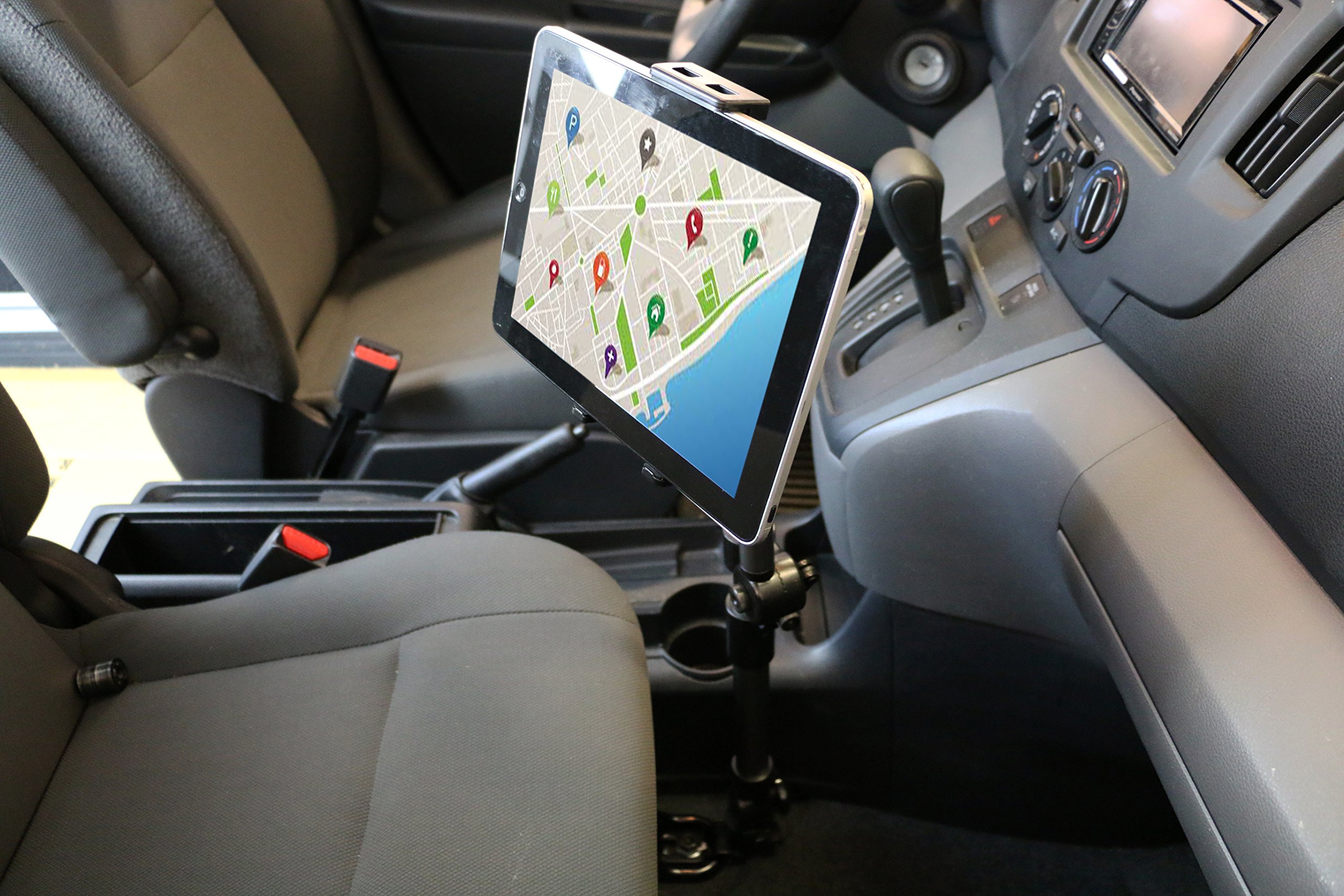 UTSM-02 Heavy-Duty Car Mount - Universal Tablet & Smartphone Holder for iPhone, Samsung, iPad - Secure Dashboard & Windshield Mount for Driving, GPS Navigation & Hands-Free Calls