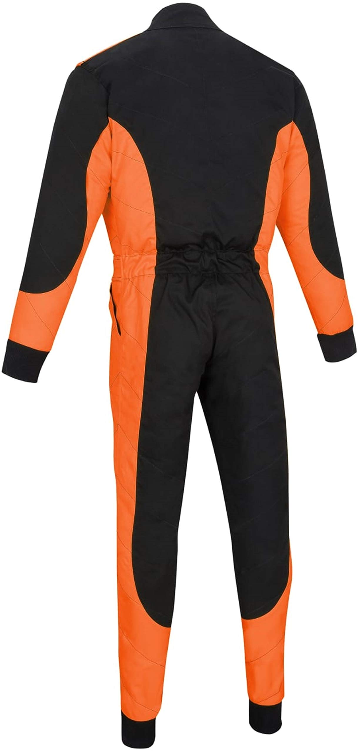 High-Performance Adult Kart Racing Suit - Breathable Polycotton One-Piece Design for Track & Rally Racing | Perfect for Karting, Motorsports & Outdoor Racing Events