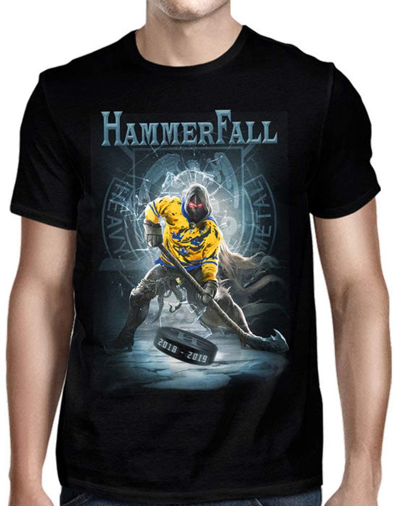 Men's Hector Hockey Graphic T-Shirt - Black Cotton Tee for Hockey Fans & Players - Perfect for Games, Practice & Casual Wear
