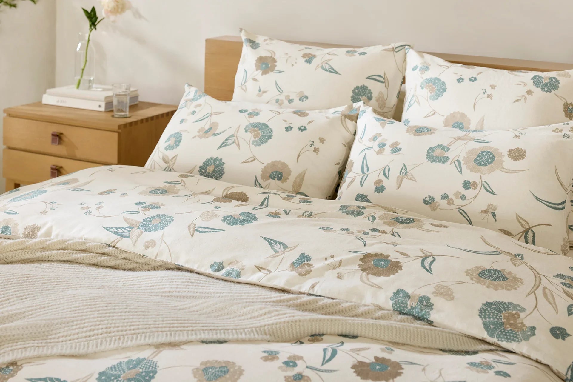 Aurora Print Duvet Cover Set - Queen Size, Soft & Breathable Bedding with Zipper Closure - Perfect for Cozy Bedrooms, Guest Rooms & Dorm Decor