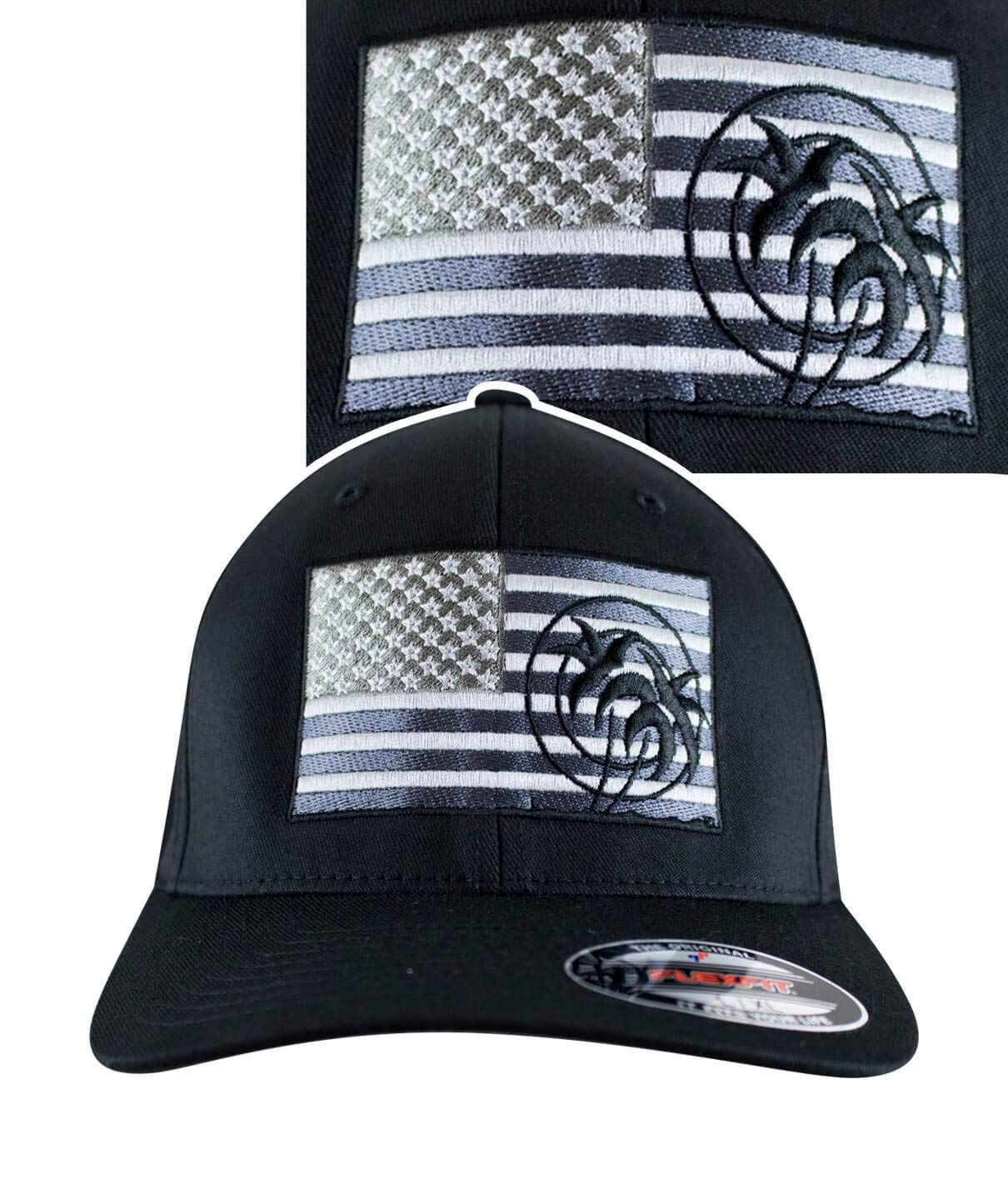 Premium Strong Black Flexfit 6277 Classic Hat - Comfortable & Durable for Outdoor, Sports, and Casual Wear