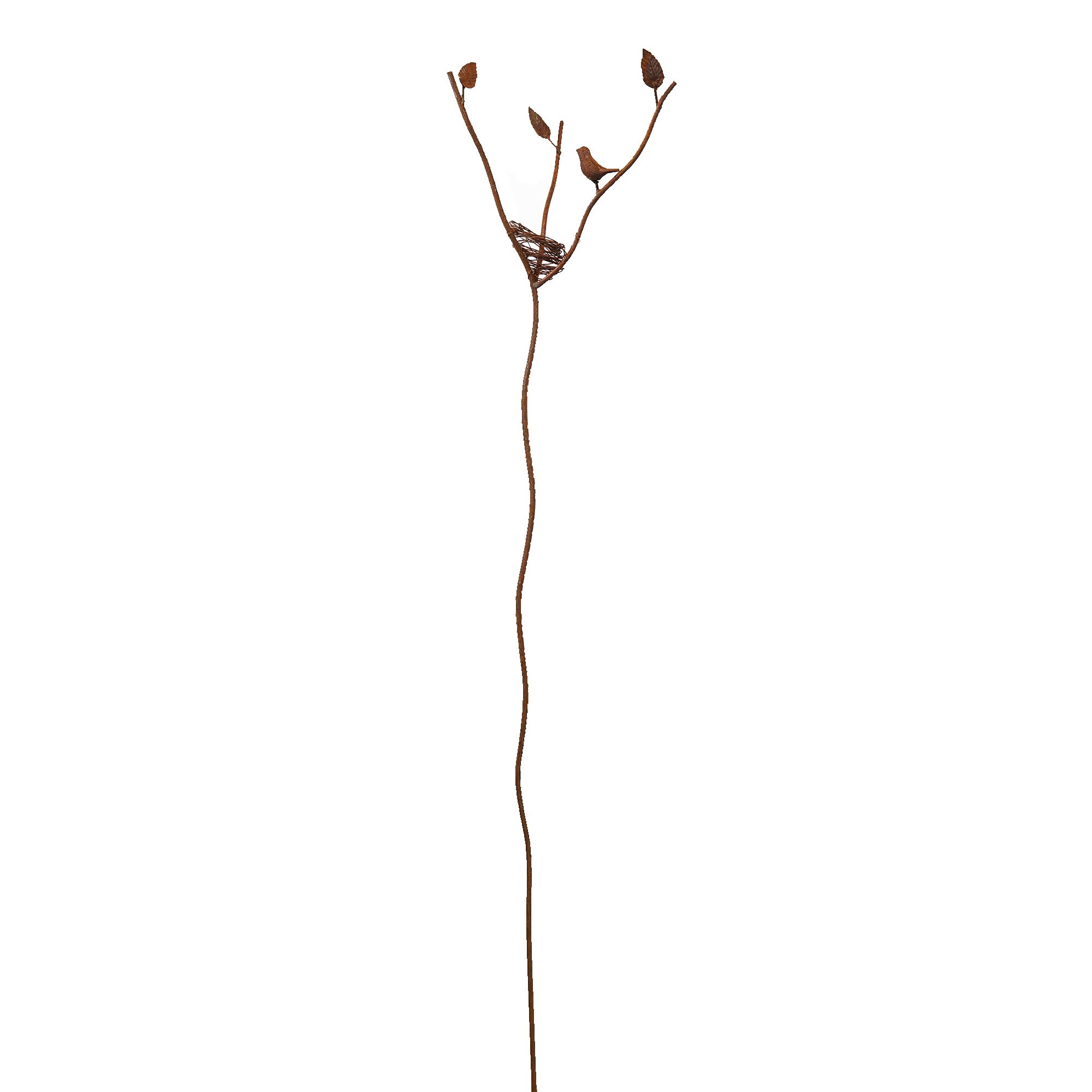 Natural Bird Nesting Stake W3382SM - Attract Wild Birds to Your Garden for Safe Nesting | Perfect for Backyard Birdwatching & Wildlife Habitat Enhancement