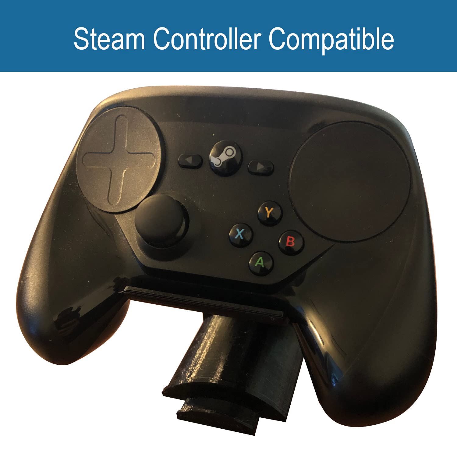 Xbox One Controller Wall Mount | Steam Controller & Headset Holder - Space-Saving Gaming Setup Organizer for Bedroom, Game Room & Office
