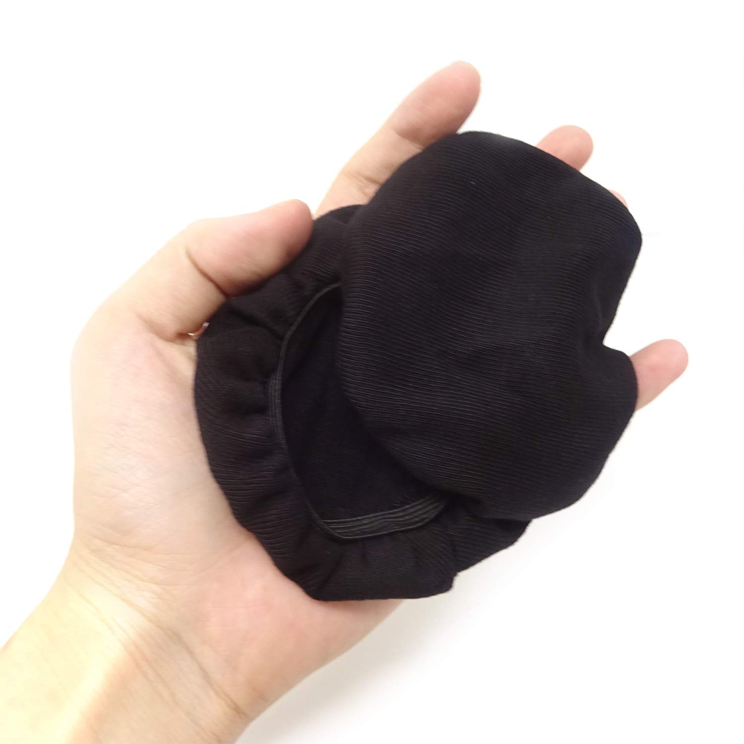 Honbay 2 Pairs Stretchable Washable Headphone Covers - Breathable Earcup Protectors for Gaming Headsets, Aviation, Gym Training & Racing - Soft Cloth Earpad Covers for Comfort & Hygiene (Perfect for Workouts, Travel & Long Gaming Sessions)