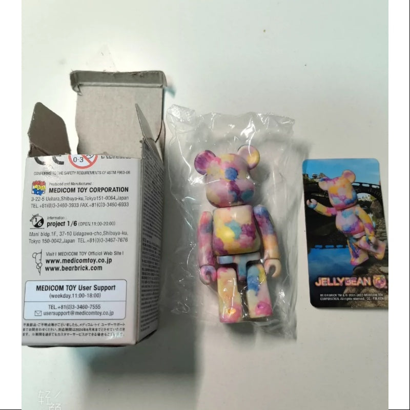 Bearbrick Series 47 JELLYBEAN 100% Collectible Vinyl Art Toy - Limited Edition Designer Figure for Display & Gift - Perfect for Home Decor, Office Display, and Anime Collectors