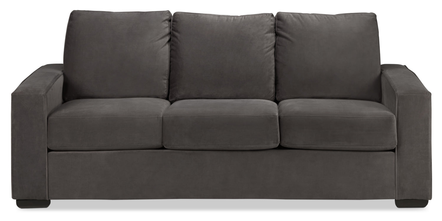 Ciara Sofa in Ash - Modern Comfort for Living Room, Lounge & Office - Durable & Stylish Upholstered Furniture