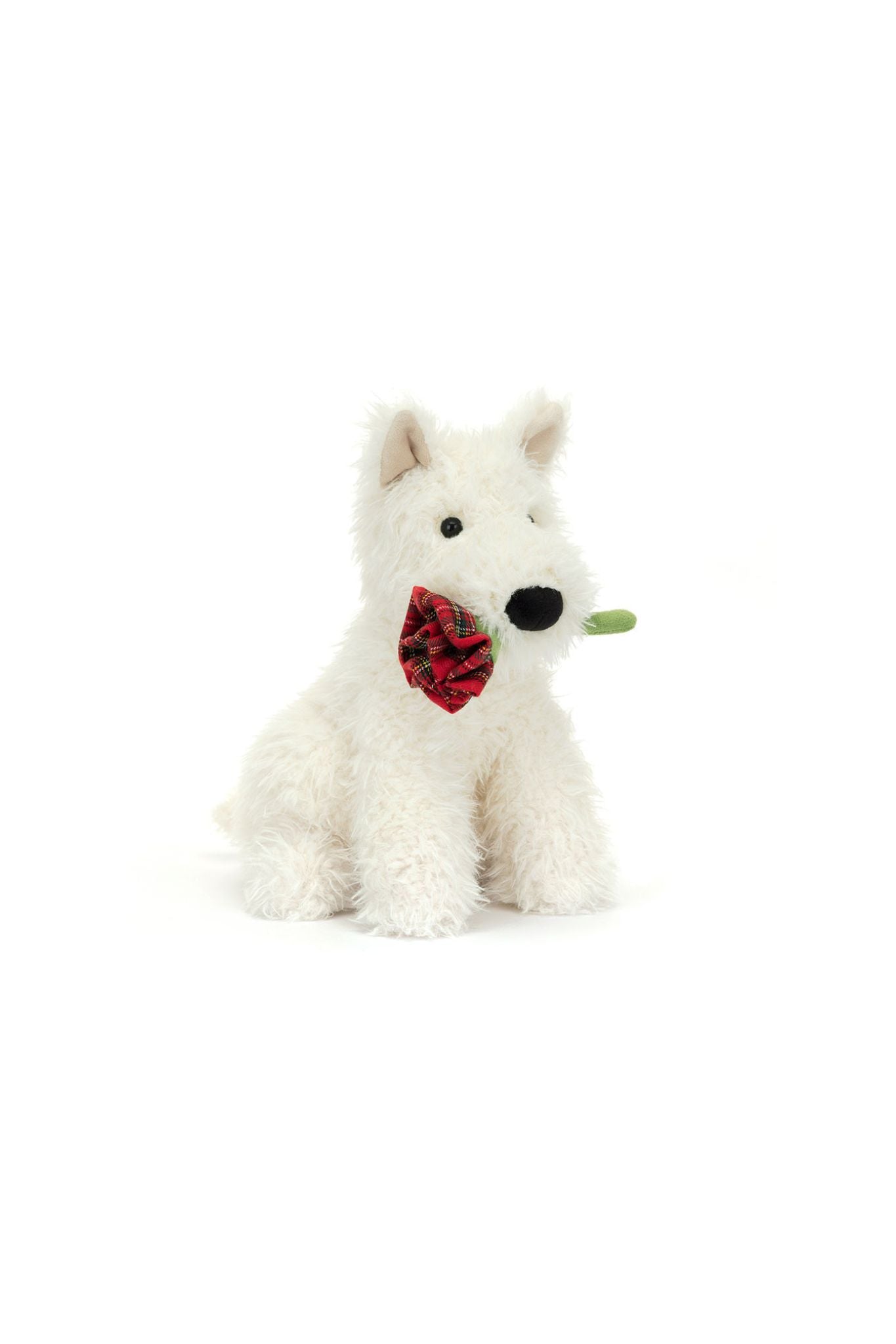 Jellycat Munro Scottie Dog Plush Toy 'Love You' - Soft & Cuddly Stuffed Animal for Kids, Gifts, Nursery Decor, and Comfort