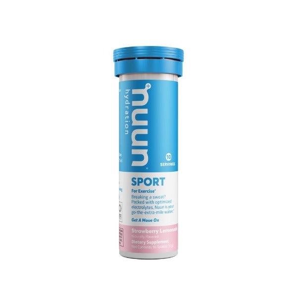 Nuun Sport Hydration Tablets - Electrolyte Drink Mix for Running, Cycling & Workouts - Rapid Hydration & Recovery - 10 Pack (Variety Flavors) - Perfect for Athletes & Outdoor Activities