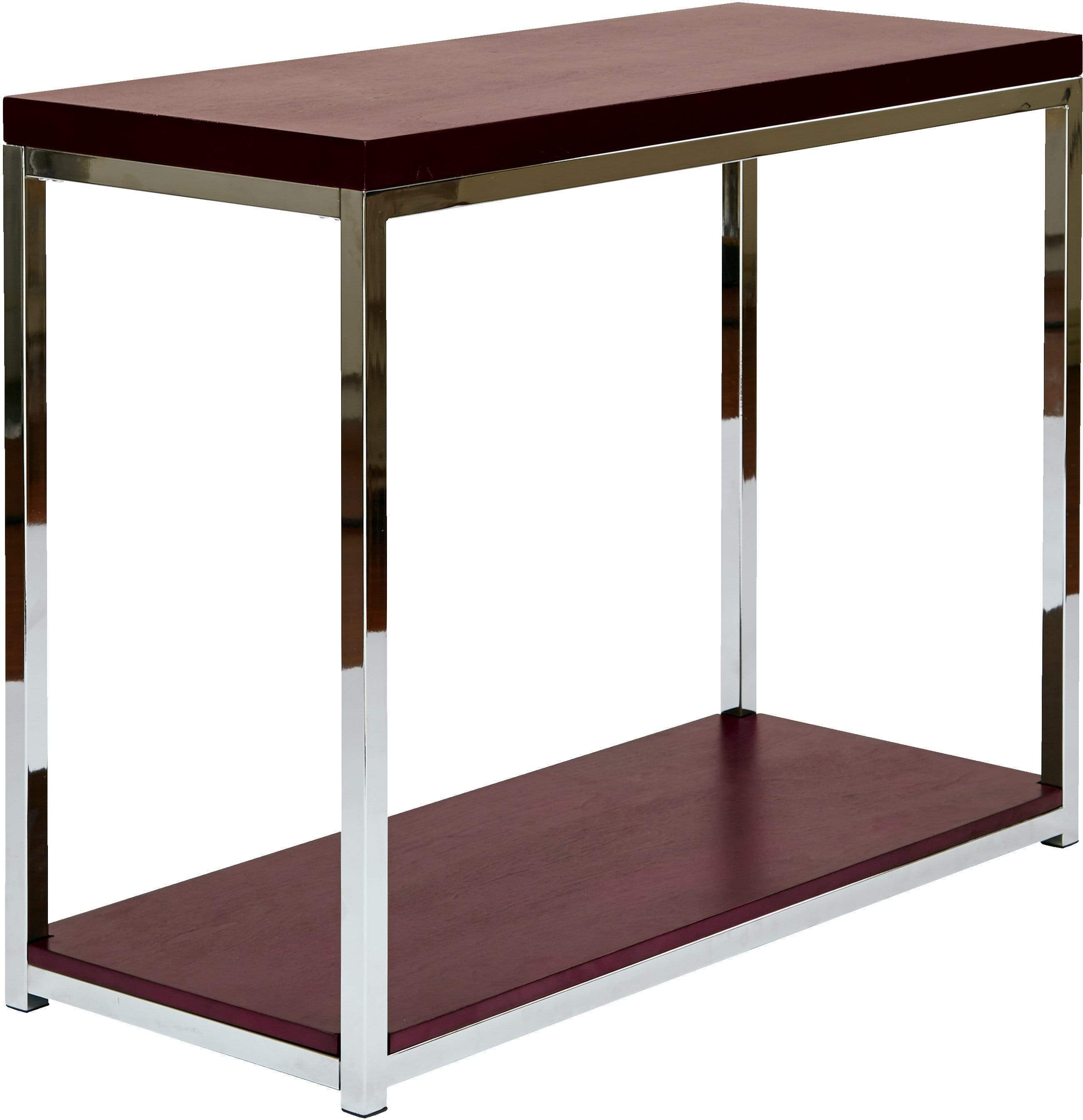Office Star Ave Six Wall Street Foyer Table in White [WST07] - Elegant Entryway Console Table for Hallway, Living Room & Office Decor